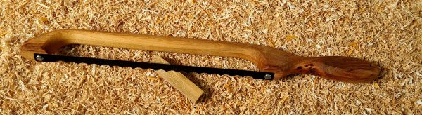 Walnut Handle Fiddle Bow Bread Knife